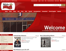 Tablet Screenshot of biblebookshop.net